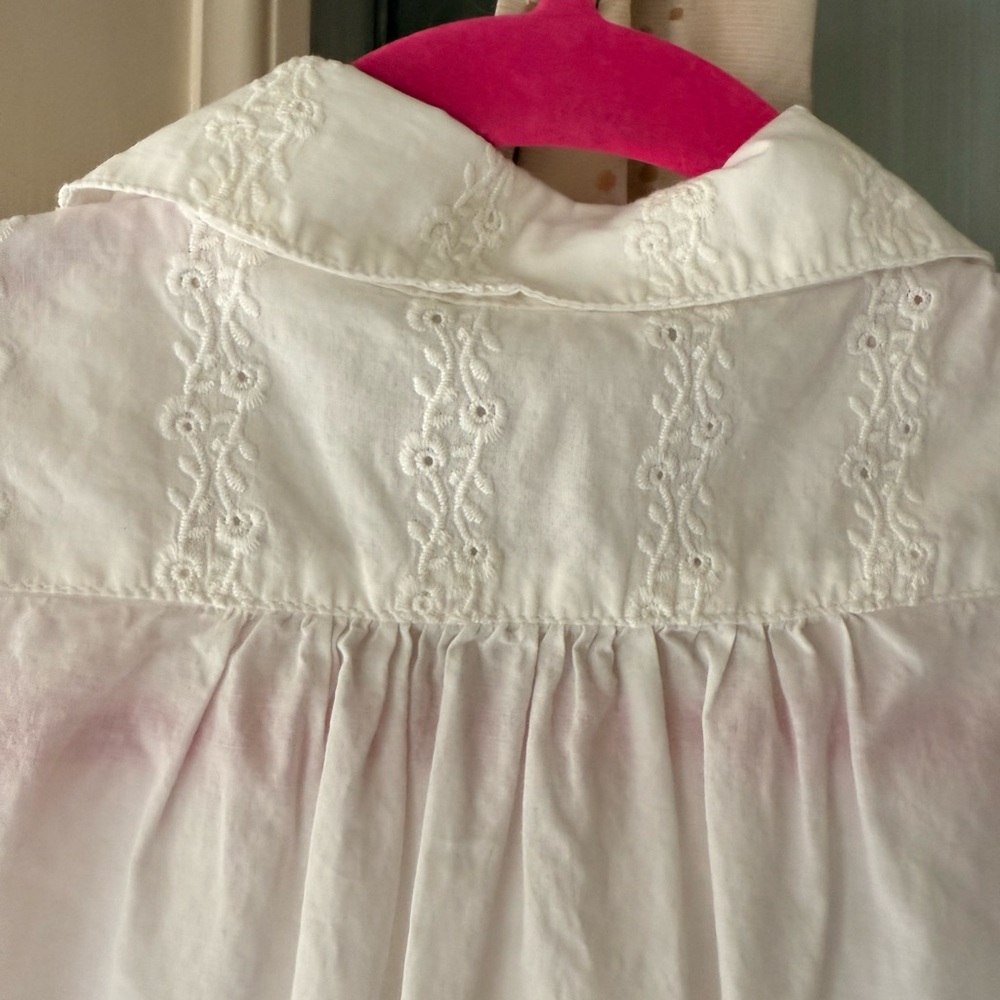 Sundance Women's White Embroidered Sophisticated Western Style Tunic - Picture 4 of 12
